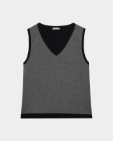 Жилет серый трикотажный Gulliver, школьная форма для девочек  фото, kupilegko.ru